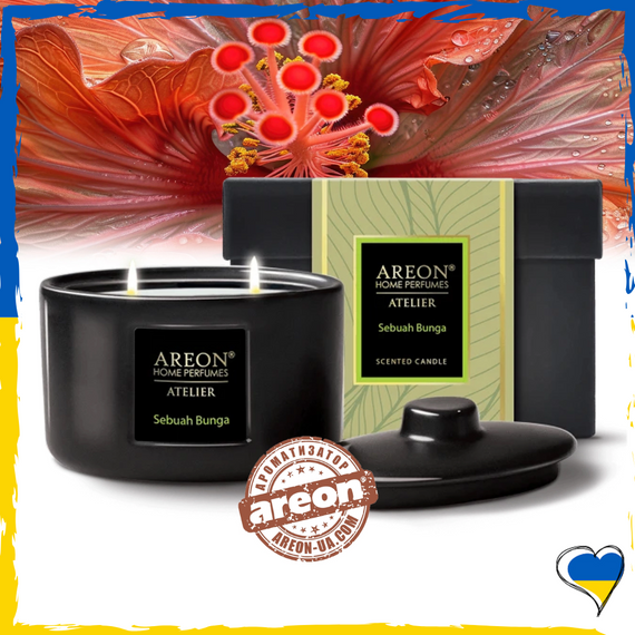 Ароматическая свеча Areon Atelier Candles Sebuah Bunga