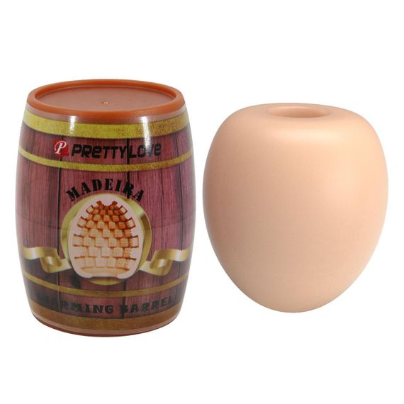 Мастурбатор яйцо PRETTY LOVE Barrel бежевый, 5.5 см Sex Aura | Зображення 1