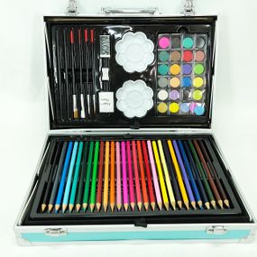 Дитячий художній набір для малювання, Дитячий творчий набір для творчості в алюмінієвій валізі DS-69