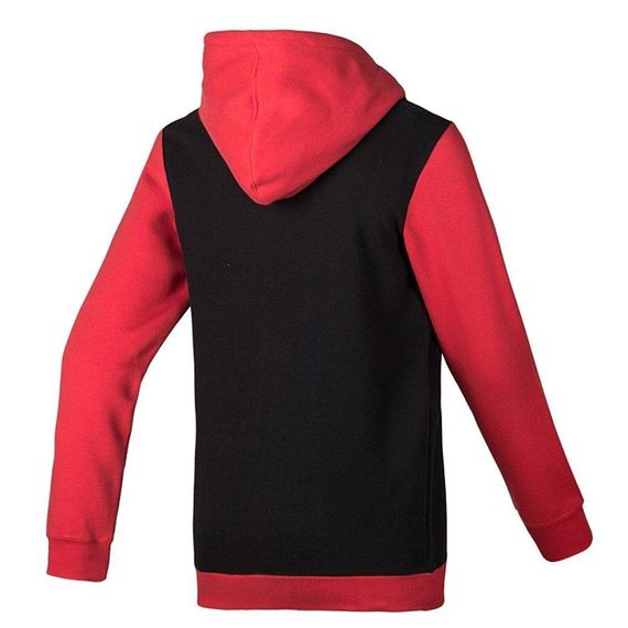Толстовка спортивна чоловіча adidas Attack Hoodie AA7637 (чорна з червоним, бавовна, на блискавці, логотип адідас) | Зображення 1