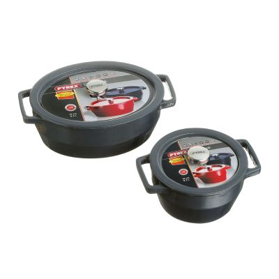 Каструля Pyrex Slow Cook Grey Овальна 5.8л (SC4AC33/6641) | Зображення 1