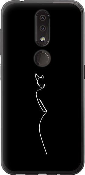 Чехол на Nokia 4.2 Силуэт1 "4590u-1680-17620"