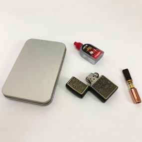Ветрозащитная зажигалка N12 | Зажигалка подарок на день рождения | OB-108 Ветрозащитная зажигалка