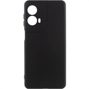 Чохол Silicone Cover Lakshmi Full Camera (AA) для Motorola Moto G85 Чорний / Black