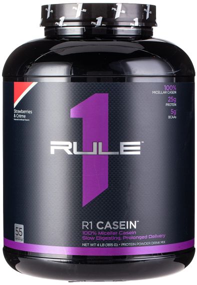 Протеин Rule One (R1) Caseine  1.8 kg (Strawberry cream)