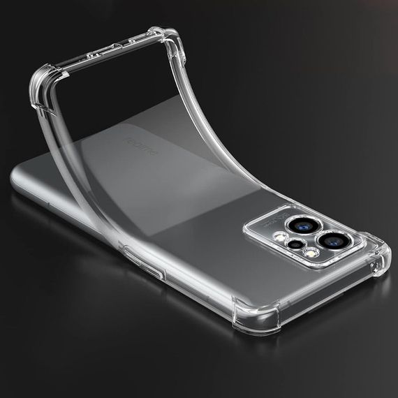 TPU чохол GETMAN Ease logo посилені кути Full Camera для Realme GT2 Безбарвний (прозорий) | Зображення 2