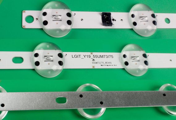 LED підсвітка TV 55" LGIT_Y19_55UM73/75 SSC_Y19_Trident_55UM73&75_S SSC_Y19_Trident_55UM75_S 4шт. | Зображення 3