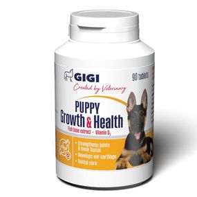 Витамины для здоровья юниоров GiGi Puppy Growth & Health 90 табл