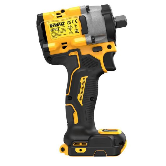 Гайковерт ударний акумуляторний безщітковий 610Нм DeWALT DCF922NT | Зображення 5
