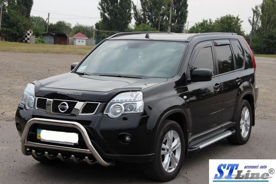 Передняя защита WT003 (нерж) для Nissan X-trail T31 2007-2014 гг | Зображення 3