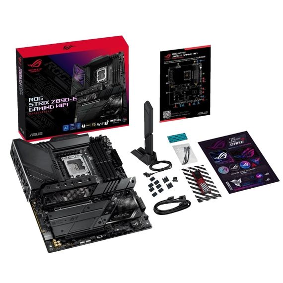 Материнcька плата ASUS ROG STRIX Z890-E GAMING WIFI s1851 Z890 4xDDR5 M.2 DP HDMI Wi-Fi BT ATX 90MB1IM0-M0EAY0 | Зображення 1