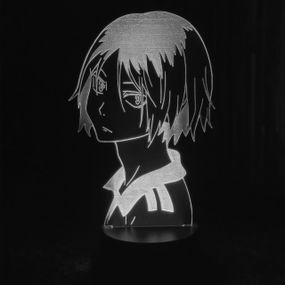 Акриловый светильник-ночник Кэнма Козумэ (Kozume Kenma) белый tty-n000526