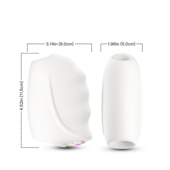 Вакуумный стимулятор - Master White sexstyle | Зображення 3