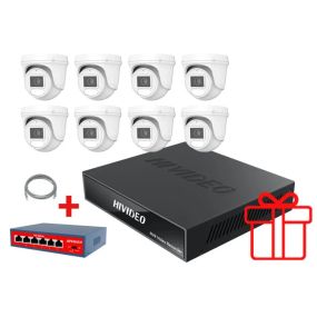 Комплект видеонаблюдения 5МП HIVIDEO HI-KIT/9908