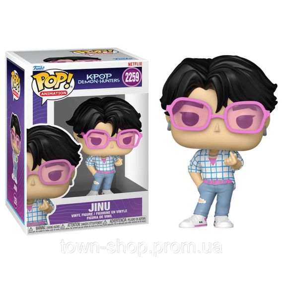Игровая фигурка Funko POP серии Кейпоп-охотницы на демонов - Джину (W/CH) | Зображення 2