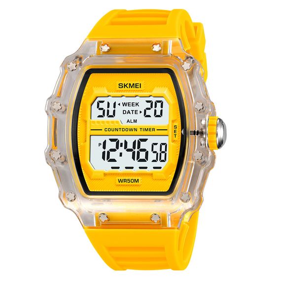 Годинник S2kmei 2296WTYL White-Yellow