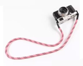 Універсальний ремінь шнурок для фотокамери текстильний рожевий CAMERA STRAP, ремені на фотоапарат