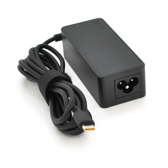 БП MERLION для ноутбука LENOVO 45W шт. Type-C, довж. 0.9м + кабель питания