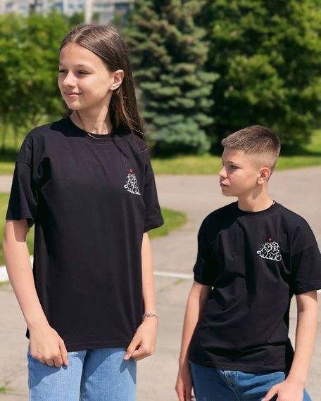 Футболка дитяча "Family look" Носи своє 110 Чорний (p-13441-149906) | Зображення 6