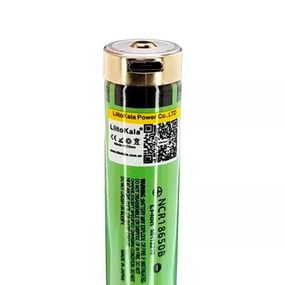 Акумулятор 18650 Li-Ion LiitoKala Lii-34B-USB, 3400mAh, з microUSB портом, 3.7V (2.75-4.2V), Green, PVC BOX