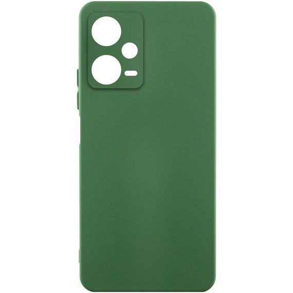 Чохол Silicone Cover Ummi Lakshmi Full Camera (AA) для Xiaomi Redmi Note 12 Pro 5G Зелений / Dark green
