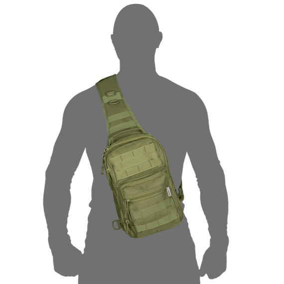 Сумка COB Sling Олива (7118), | Зображення 1