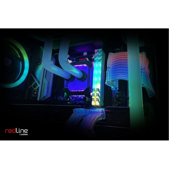 Модуль пам'яті для комп'ютера DDR5 64GB (2x32GB) 6400 MHz Redline RGB White Mushkin (MLB5C640BGGP32GX2) | Зображення 5