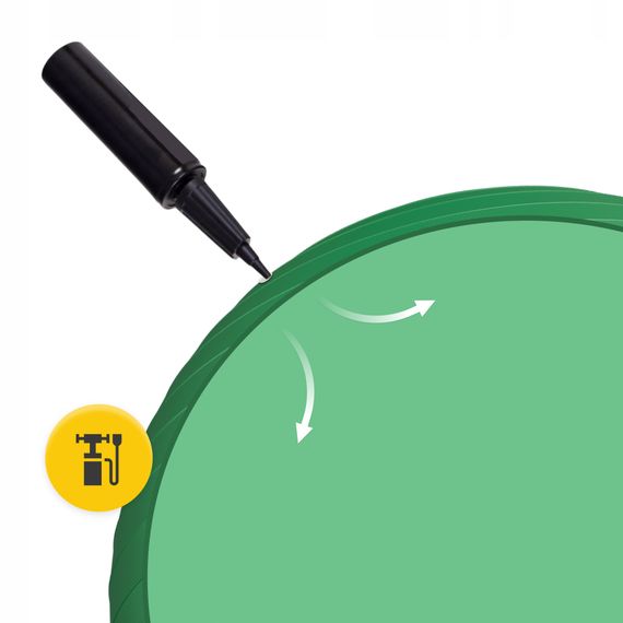 М'яч для фітнесу (фітбол) 4FIZJO 85 см Anti-Burst Green (P-5907739316394) | Зображення 7