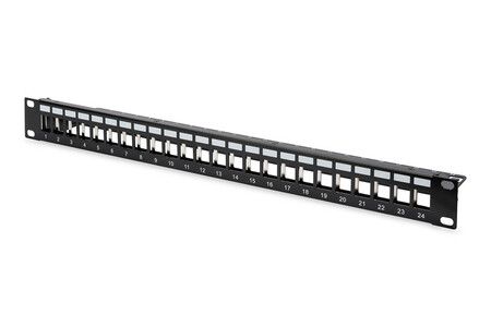 Рама 19&quot; DIGITUS 1U для наборной патч-панели 24 порта, черная (DN-91411)