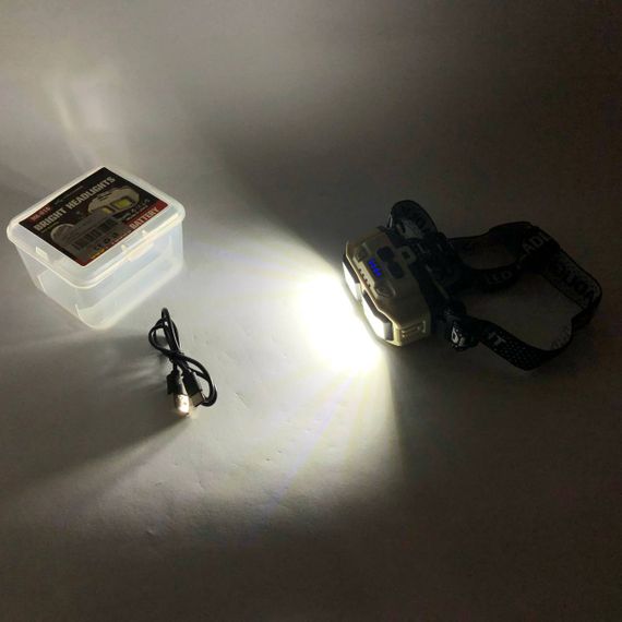 Водонепроникний ліхтарик Bailong HX-816 2COB(white+red), Наголовний ліхтар, Налобний OC-636 ліхтар яскравий | Зображення 6