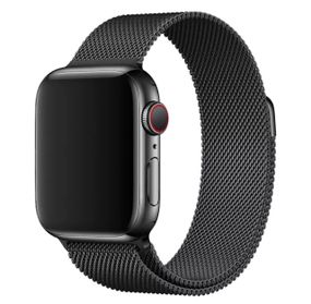 Ремінець для розумного годинника Smart Watch 42/44 Міланська петля (Чорний)