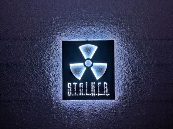 Панно декоративне картина на стіну Сталкер 2 LED підсвітка 16 кольорів телефон 350х400 acr-p000205 | Зображення 5