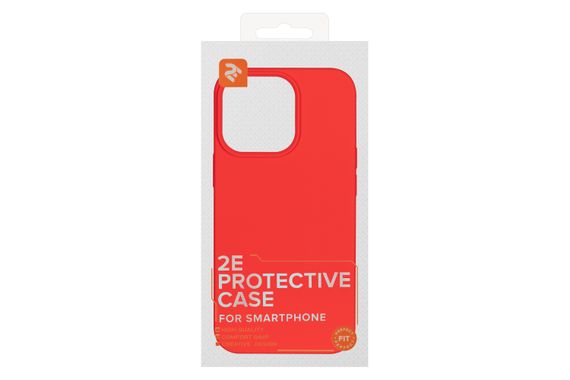 Чехол 2Е Basic для Apple iPhone 13 Pro, Liquid Silicone, Red (2E-IPH-13PR-OCLS-RD) | Зображення 1