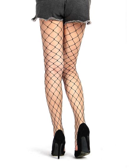 Колготки у велику сітку Star Night Pantyhose чорний, XS-M | Зображення 2