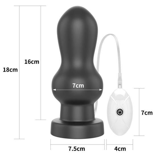 Анальна пробка - King-Sized Vibrating Anal Rammer 7" | Зображення 1