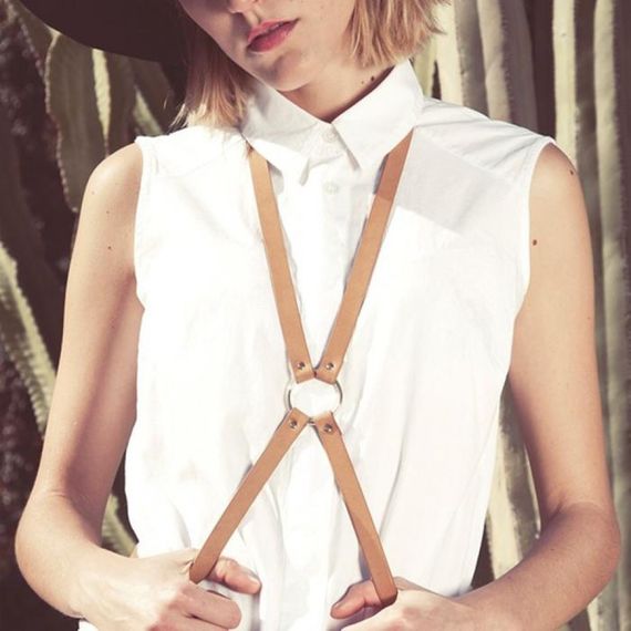 Портупея " 8 " MAZE by, Bijoux Indiscrets коричнева Sex Aura | Зображення 3