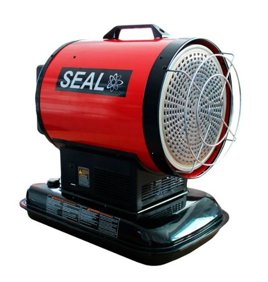 Дизельна інфрачервона теплова гармата SEAL 20,5 кВт, площа обігріву 20 кв.м., чорний/червоний (IR 20)