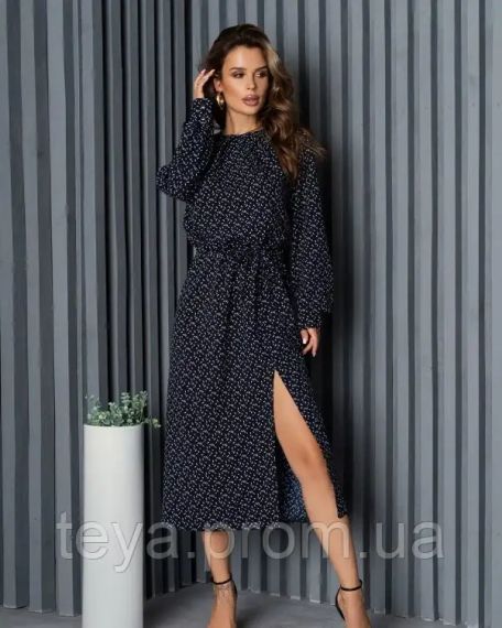 Плаття для жінок колір темно-синій розмір L FI_008463