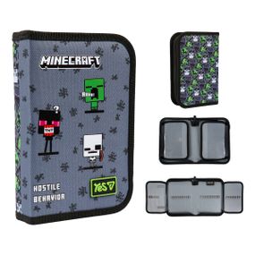 Пенал твердий одинарний із двома клапанами YES HP-04 Minecraft Reality 533744 4х13х21 см