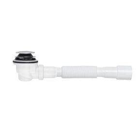 Сифон для душового піддона Kroner KRP - ST08 1 1/2"x60, D-64 з системою Сlick-Сlac, з гнучкою трубкою 40/50 мм