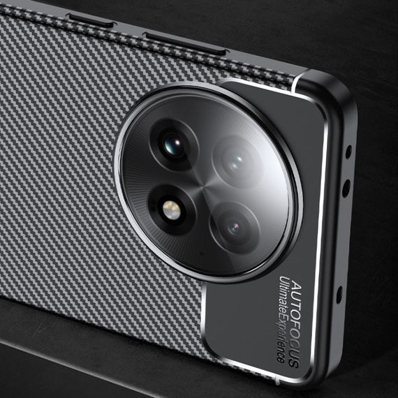 Противоударний чохол AutoFocus Leather OnePlus Ace 5 чорний | Зображення 3