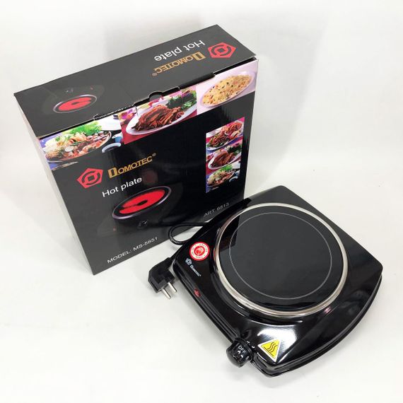 Бытовая электро-плитка DOMOTEC MS-5851 900 Вт, Электрическа настольная плита, Настольная мощная плита ZA-62 | Зображення 8