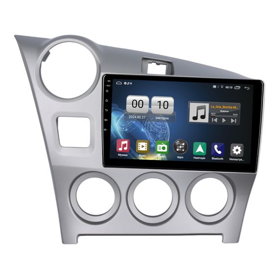 Штатна магнітола серії QIV Q1 під Toyota Matrix 2008-2011 (Pontiac Vibe 2008-2009) 9 дюймів