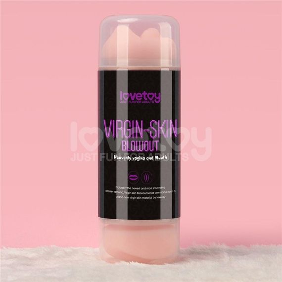 Мастурбатор подвійний SKIN BLOWOUT DOUBLE SIDE STROKER Sex Aura | Зображення 3