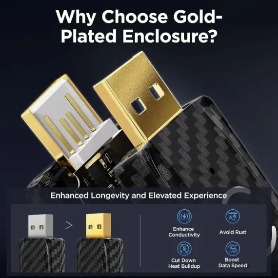 Адаптер Carplay и Android Auto, Беспроводной  беспроводной адаптер 2 в 1 Auto Car Play для | Зображення 4