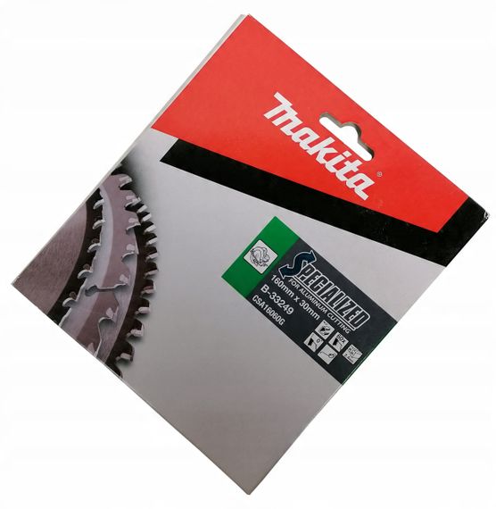 Диск пильный по алюминию 160х30 мм 60T Makita SPECIALIZED B-33249 | Зображення 2