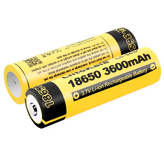 Аккумулятор 18650, LiitoKala 36S-JT, 3600 мАг, оригинал | Зображення 1