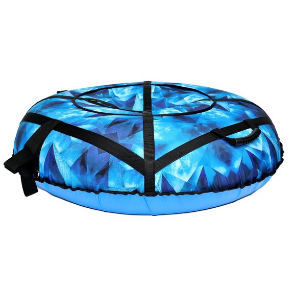 Тюбінг 100 см "блакитний кристал" (Оксфорд, ПВХ) Тюбінг для снігу | Зображення 3