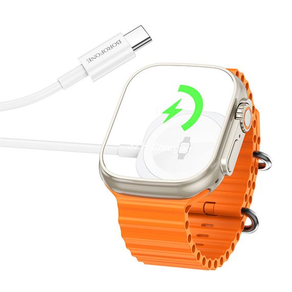 БЗП BOROFONE BQ35 Wireless charger for iWatch White | Зображення 3