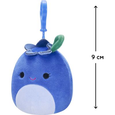 Мягкая игрушка Squishmallows на клипсе – Черника Блуби 9 см (SQCP00147) | Зображення 3
